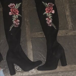 Knee high boots